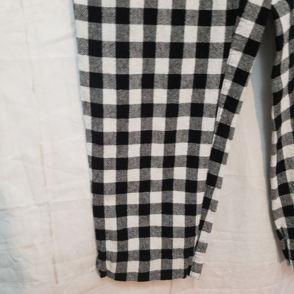 Banana republic factory linen blend Buffalo print Hayden pants - Picture 5 of 8